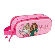 Zweifaches Mehrzweck-Etui Barbie Rosa Pink 21 x 8 x 6 cm 3D