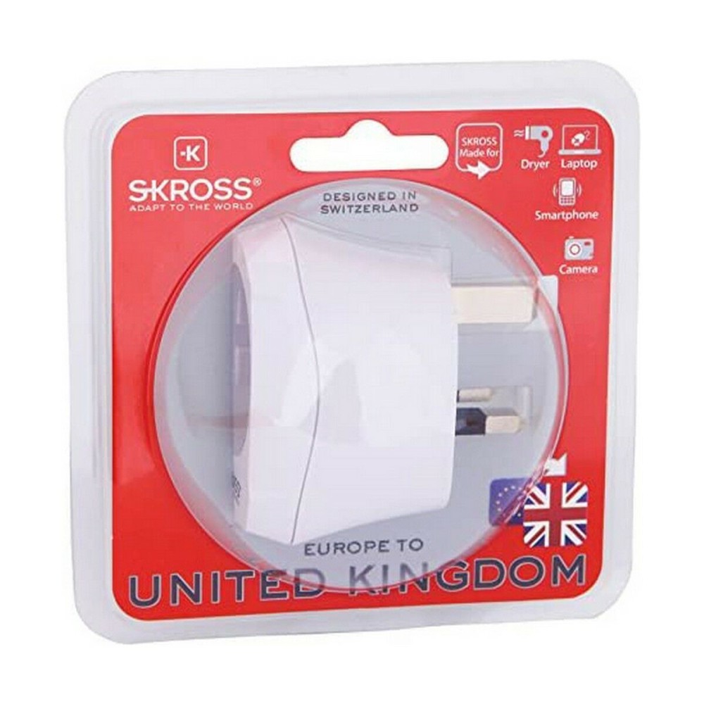 Adaptateur de courant Skross 1500230-E Européen United Kingdom