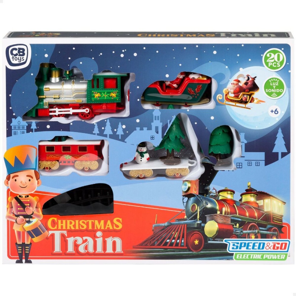 Train avec circuit Speed & Go 6 Unités 91 x 0,5 x 43,5 cm