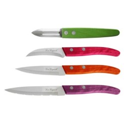 Knife Set Amefa Forest Color 4 Pieces