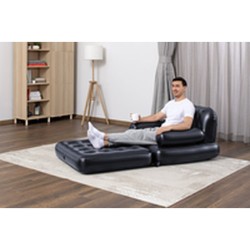 Fauteuil gonflable Bestway 191 x 38 x 25 cm Noir