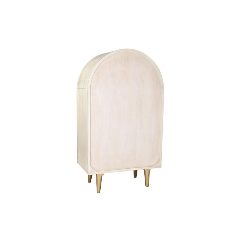 Buffet DKD Home Decor 80 x 45 x 140 cm Naturel Blanc Bois de manguier