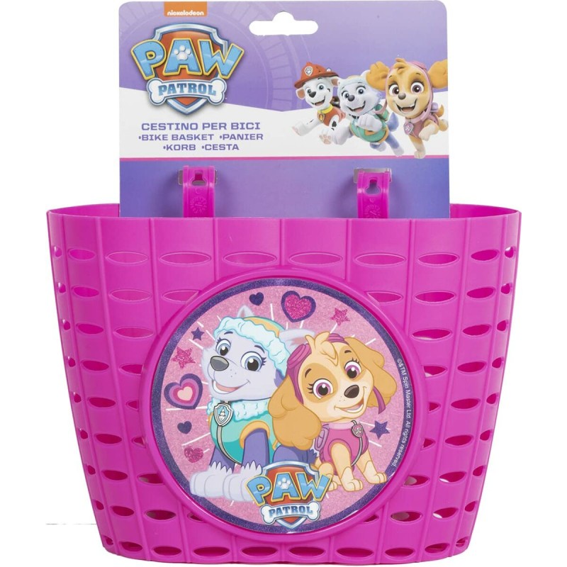 Children's Bike Basket The Paw Patrol Pink