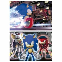 2-Puzzle Set Educa Neon Sonic 100 Pieces