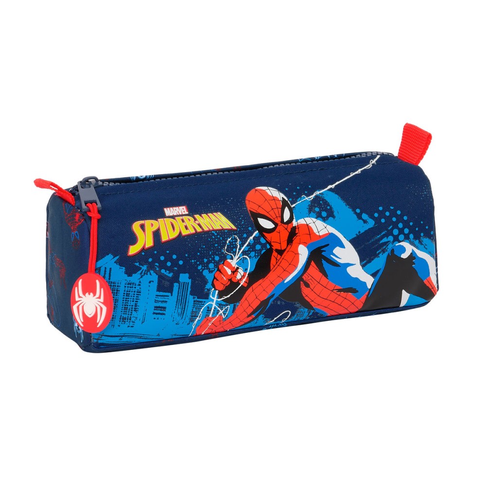 Allzwecktasche Spider-Man Neon Marineblau 21 x 8 x 7 cm