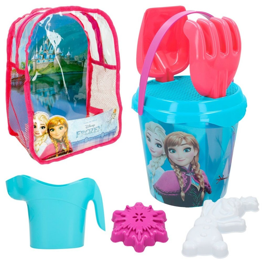 Beach toys set Frozen 18 x 16 x 18 cm (12 Units)