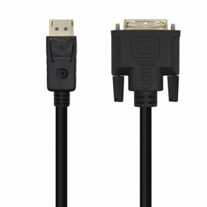 DisplayPort to DVI Cable Aisens A125-0463 Black 3 m