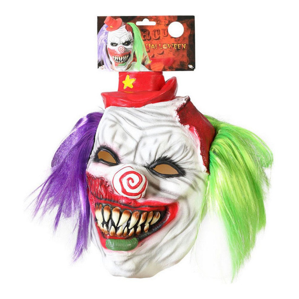 Mask Halloween Multicolour Evil Male Clown