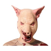 Maske Halloween Rosa Schwein