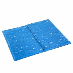 Tapis de Refroidissement pour Animaux de Compagnie Petitto Bleu