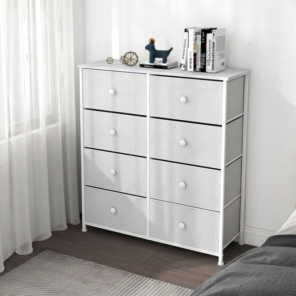 Chest of drawers Max Home White 80 x 81 x 30 cm