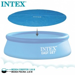 Bâches de piscine Intex 28010 Rond Solaire Ø 244 cm