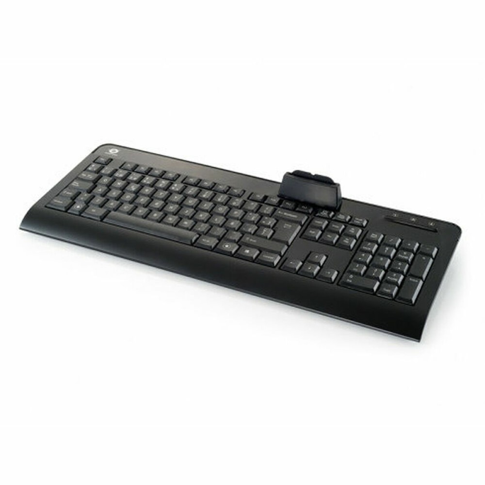 Keyboard Conceptronic CKBESMARTID Spanish Qwerty Black