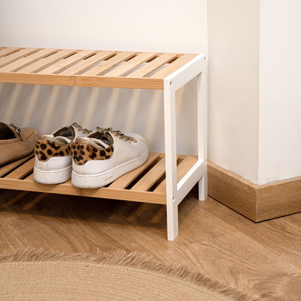 Shoe Rack Vinthera Moa Natural Bamboo 69 x 24,5 x 31 cm