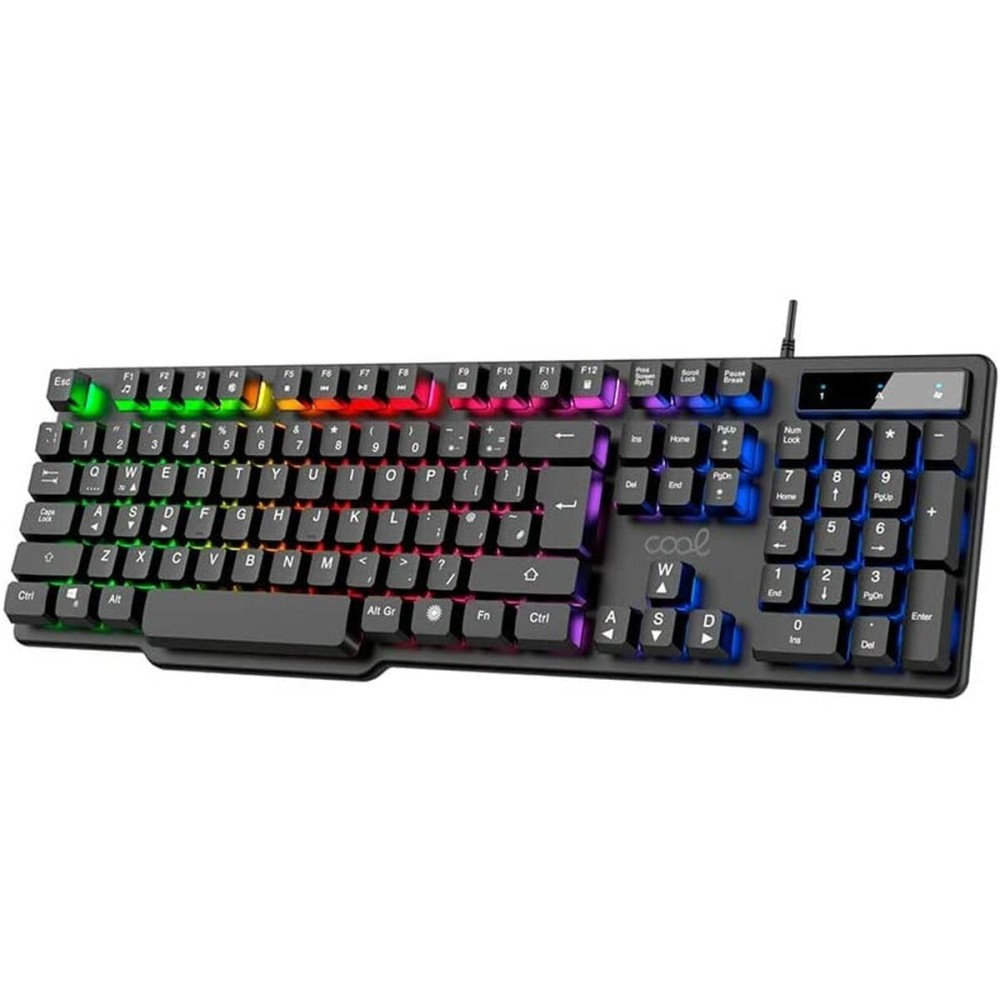 Tastatur und Gaming Maus Cool Town Pack Gaming Qwerty Spanisch