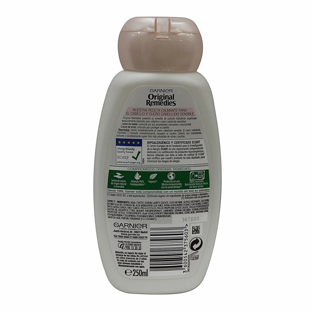 Moisturizing Shampoo Garnier Original Remedies Oatmeal 250 ml