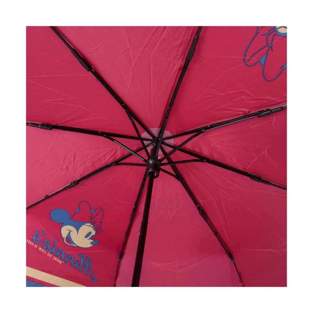 Parapluie pliable Minnie Mouse Rouge (Ø 97 cm)