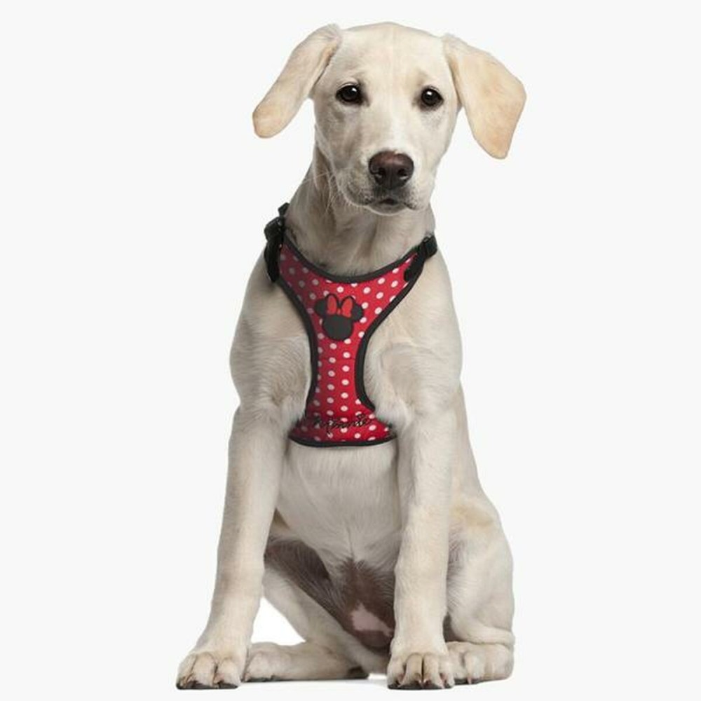 Dog Harness Minnie Mouse Red