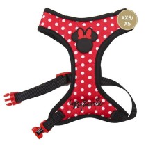 Dog Harness Minnie Mouse Red