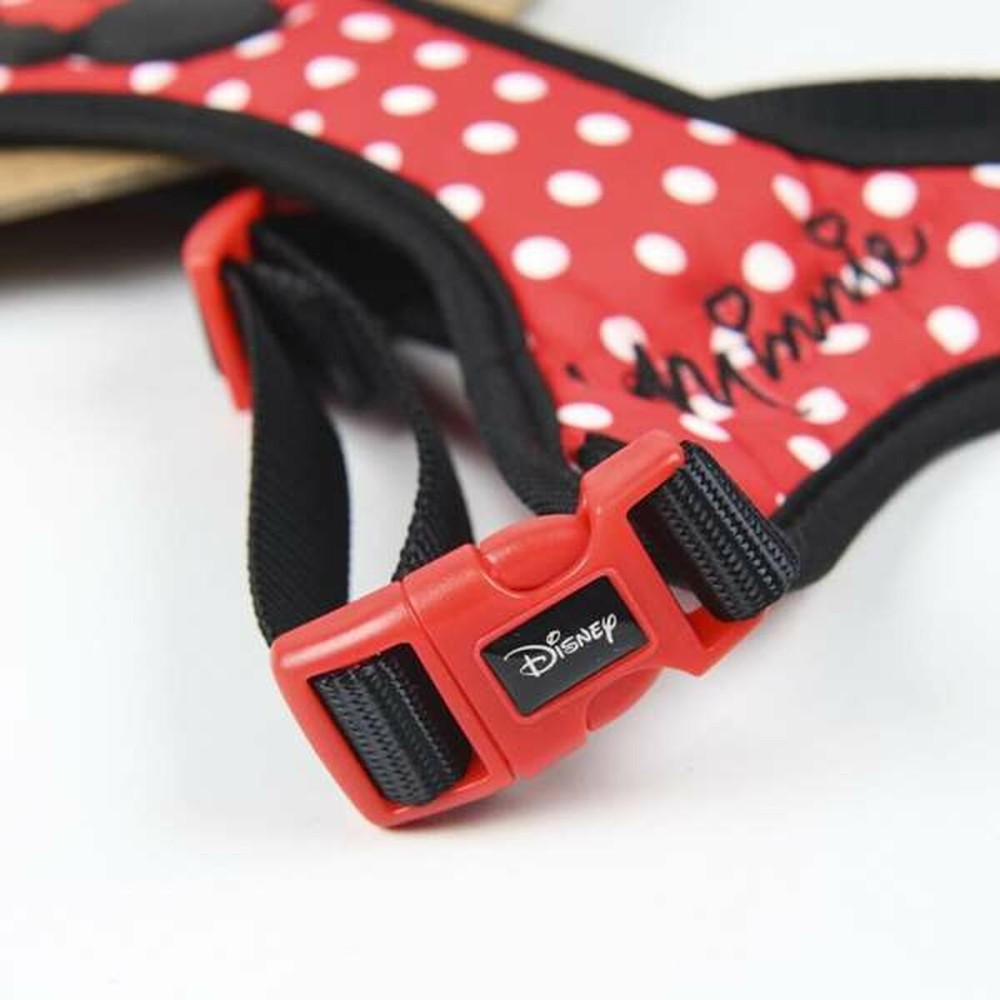 Dog Harness Minnie Mouse Red