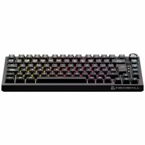 Wireless Keyboard Newskill Black Spanish Qwerty