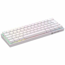 Clavier sans fil Newskill Blanc Espagnol Qwerty