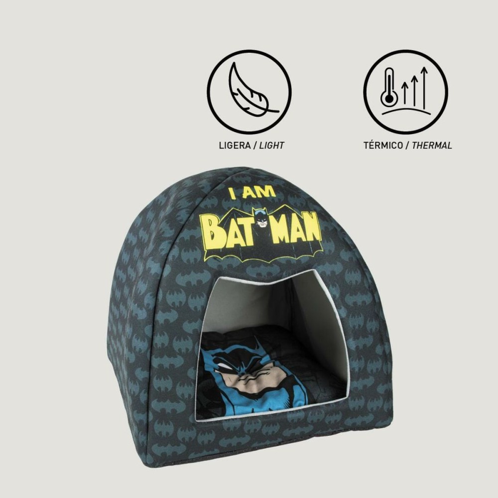 Dog Bed Batman Black Polyester