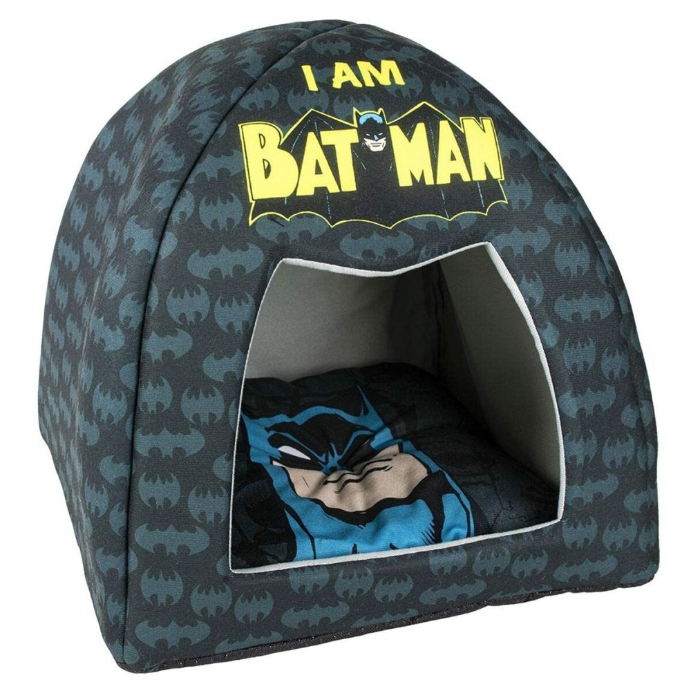 Dog Bed Batman Black Polyester