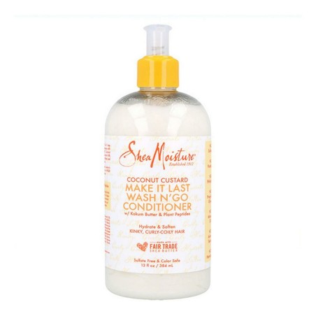 Après-shampooing Shea Moisture Coconut Custard Wash N'Go Shea Moisture (384 ml)