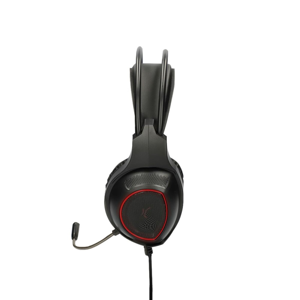 Gaming Headset mit Mikrofon KSIX Drakkar USB LED Schwarz Rot