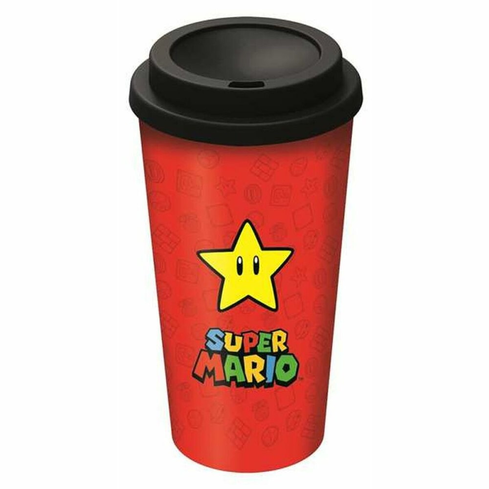 Verre avec Couvercle Super Mario 01379 (520 ml)