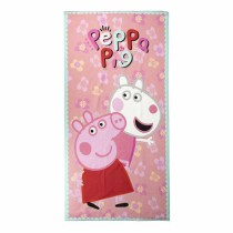 Serviette de plage Peppa Pig Rose 70 x 140 cm Microfibre