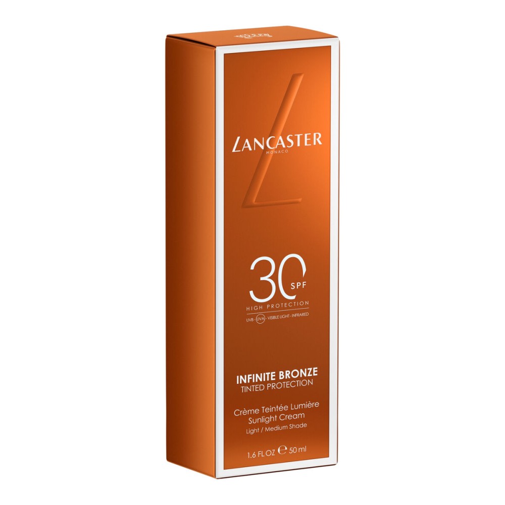 Sonnenschutzcreme für das Gesicht Lancaster Infinite Bronze Klar Spf 30 50 ml