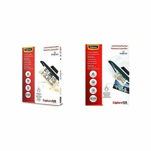 Laminating sleeves Fellowes 5307407 Transparent Laminate (100 Units) (100 pcs)