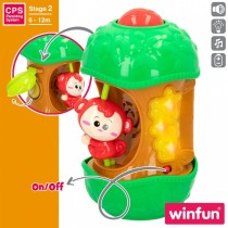 Interaktives Spielzeug für Babys Winfun Affe 11,5 x 20,5 x 11,5 cm (6 Stück)