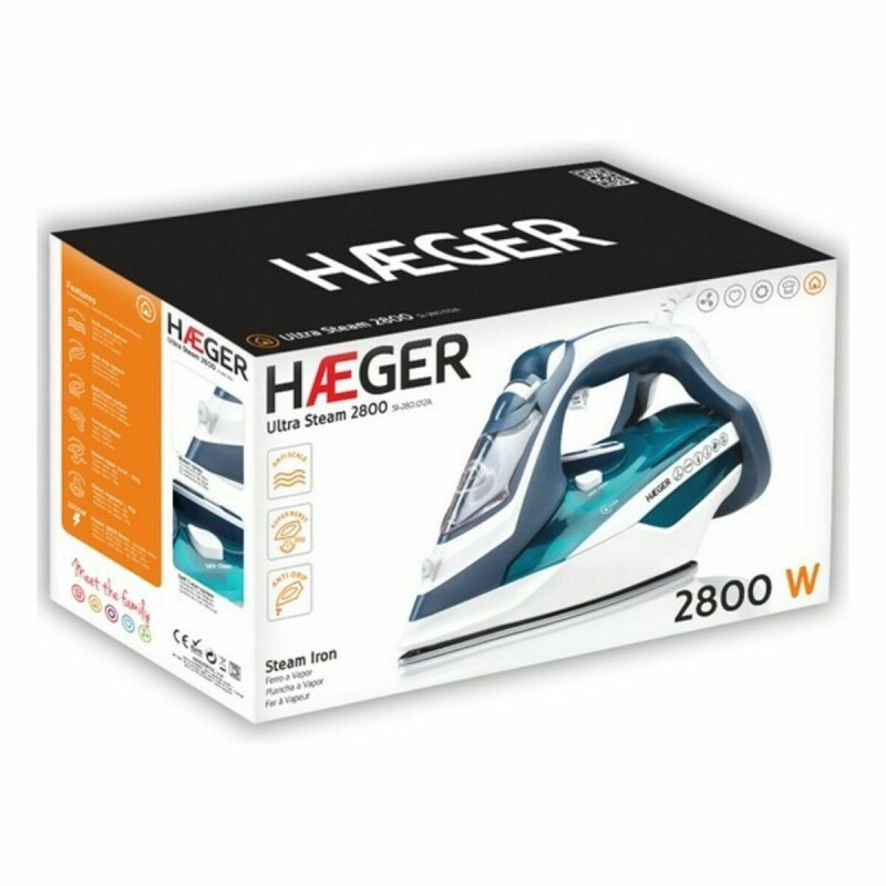 Steam Iron Haeger SI-280.014A 2800W Stainless steel