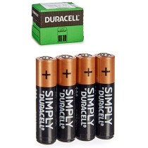 Piles Alcalines LR03 DURACELL (10 Unités)