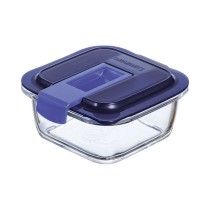 Lunchbox hermetisch Luminarc Easy Box Blau Glas (380 ml) (6 Stück)