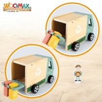 Müllwagen Woomax Spielzeug 8 Stücke 24 x 15 x 13,5 cm (4 Stück)