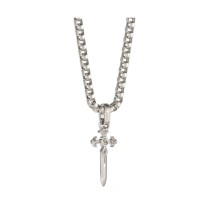 Men's Necklace Guess JUMN04024JWSTT-U Cross