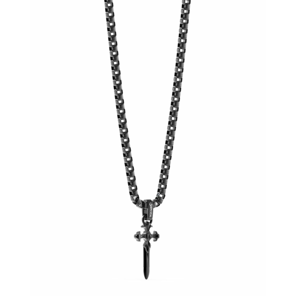 Collier Homme Guess JUMN04024JWBKT-U Croix