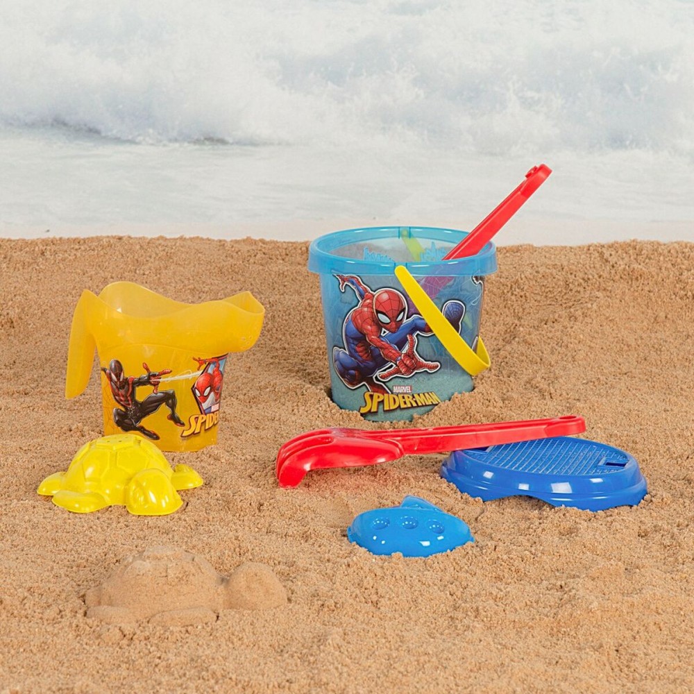 Beach toys set Spider-Man 18 x 16 x 18 cm (12 Units)