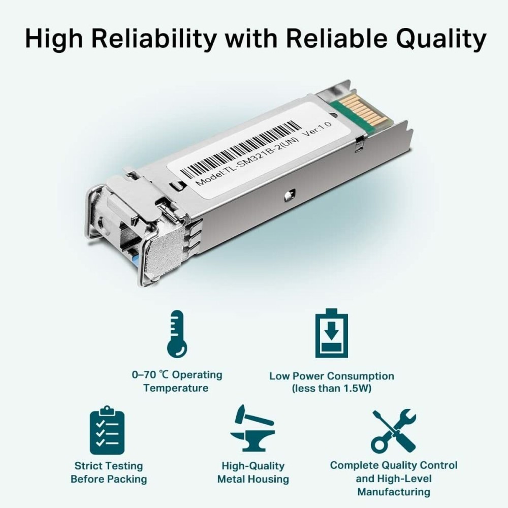 Module SFP à fibre optique monomode TP-Link TL-SM321B