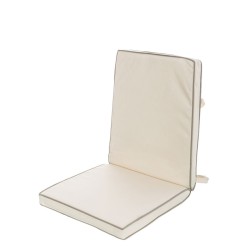 Stuhl-Kissen Creme 90 x 40 x 4 cm