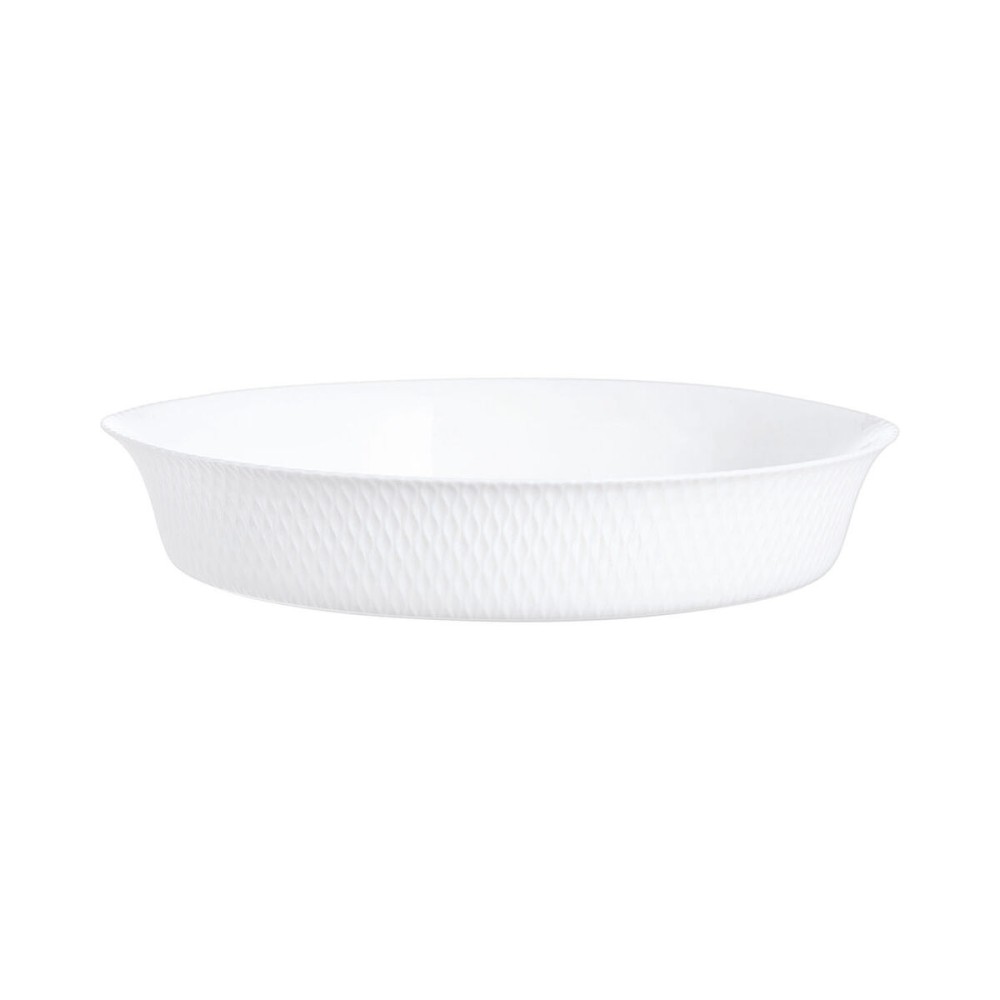 Serving Platter Luminarc Smart Cuisine Circular White Glass Ø 28 cm (6 Units)