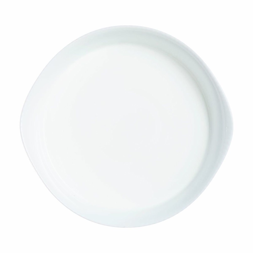 Plat à Gratin Luminarc Smart Cuisine Ronde Blanc verre Ø 28 cm (6 Unités)