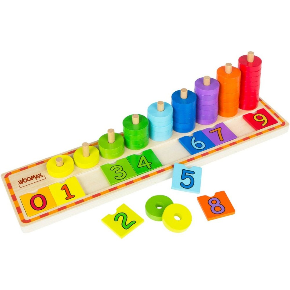 Jeu Éducation Enfant Woomax Numéros 56 Pièces 4 Unités 43 x 11 x 11 cm