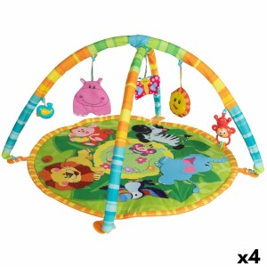 Tapis de jeu Winfun Jungle Tissu (4 Unités)