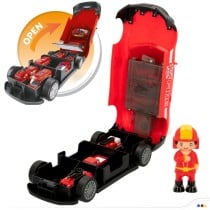 Vehicle Playset Speed & Go 30 x 9,5 x 13 cm Fireman Light Sound 4 Units