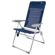 Strandstuhl Aktive Slim Biegsam Marineblau 47 x 107 x 66 cm (4 Stück)